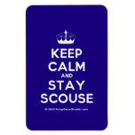 [Knitting crown] keep calm and stay scouse  Flexible magnets