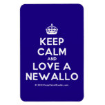 [Crown] keep calm and love a newallo  Flexible magnets