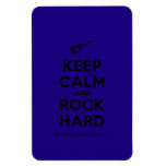 [Electric guitar] keep calm and rock hard  Flexible magnets