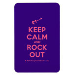 [Electric guitar] keep calm and rock out  Flexible magnets
