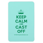[Knitting crown] keep calm and cast off  Flexible magnets