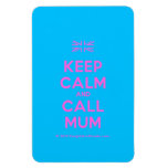 [UK Flag] keep calm and call mum  Flexible magnets