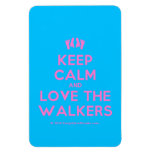 [Feet] keep calm and love the walkers  Flexible magnets