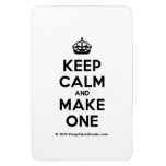 [Crown] keep calm and make one  Flexible magnets