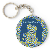 Flexible Mom keychain keychains