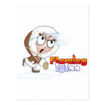 Fliaming Igloo Girl Fights Back Postcards