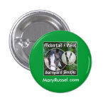 Flickertail & Paint round pin buttons