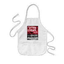 Flies Attack! aprons