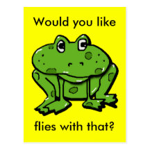 flies with that postcard