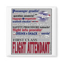 Flight Attendant Magnet by UNLVTammy Flight Attendant Magnet