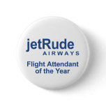 Flight Attendant of the Year buttons