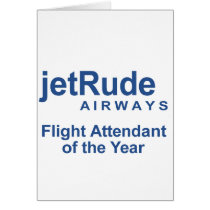 Flight Attendant of the Year Card