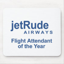 Flight Attendant of the Year Mousepad