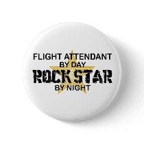 Flight Attendant Rock Star buttons by poorrichards Flight Attendant Rock Star buttons
