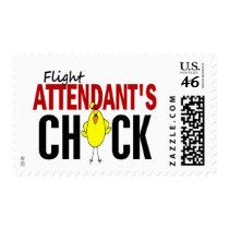 Flight Attendant’s Chick postage by professiongifts Flight Attendant’s Chick postage