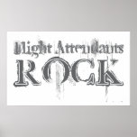 Flight Attendants Rock posters