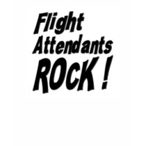 Flight Attendants Rock! T-shirt