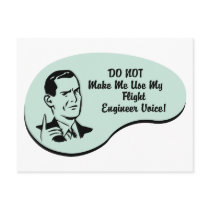 Flight Engineer Voice postcards by whatitis Flight Engineer Voice postcards