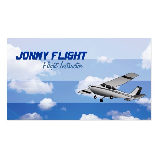 Flight Instructor business cards