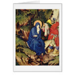 Flight Into Egypt Detail By Melchior Broederlam Cards