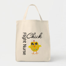 Flight Nurse Chick v1 Tote Bags