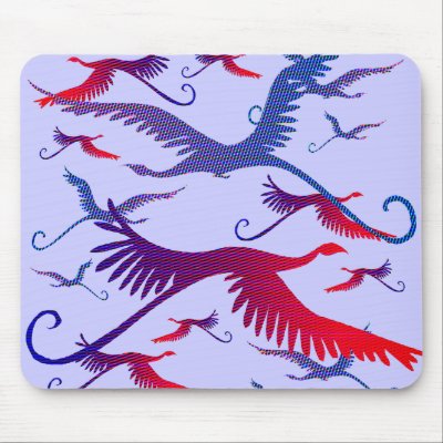 Flight of Fancy Mousepad by Jaenne