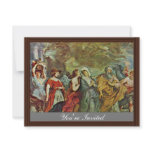 Flight Of Lot By Rubens Peter Paul (Best Quality) Personalized Invitation