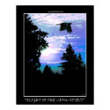 FLIGHT OF THE CROW SPIRIT Fantasy Poster posters by RavenSpiritPrints FLIGHT OF THE CROW SPIRIT Fantasy Poster posters