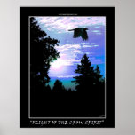 FLIGHT OF THE CROW SPIRIT Fantasy Poster posters