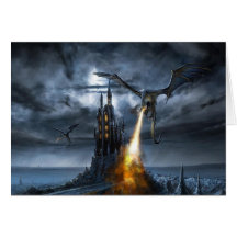 Flight Of The Dragon - Birthday Greeting Card