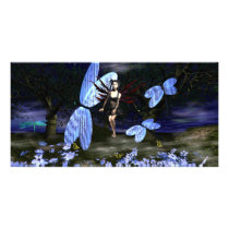 Flight of the Dragonflies Personalized Photo Card