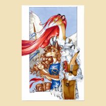 Flight of the Godkin Griffin posters