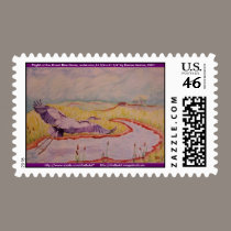Flight of the Great Blue Heron stamps