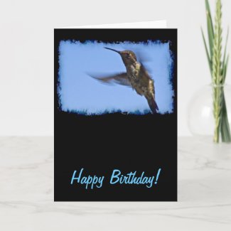 Flight of the Hummingbird Greeting Card