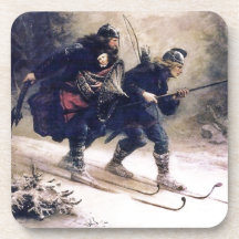 Flight of the King (2) Drink Coaster