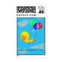 Flight of the Sadler Bird postage by th3limit Flight of the Sadler Bird postage