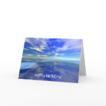 Flight over Water - Birthday (Template) cards