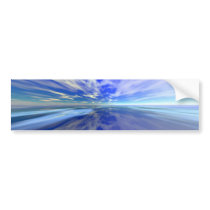 Flight over Water bumper stickers by artberry Flight over Water bumper stickers