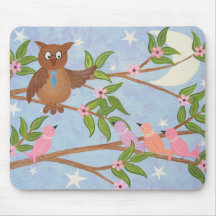 Flight School - Whimsical Mousepad