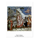 Flight To Egypt By Giotto Di Bondone Post Card