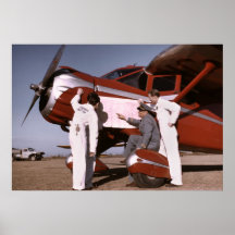 Flight Training, 1942 Print