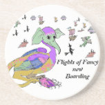 Flights of Fancy Beverage Coasters