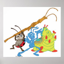 Flik and Crew Disney Poster