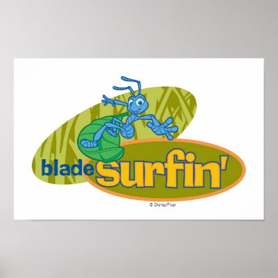 Flik Blade Surfing Disney posters