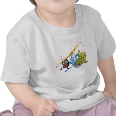 Flik , Heimlich, and Ladybug Disney t-shirts