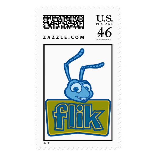 Flik Logo Disney Postage Stamp