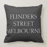 Flinders Street Melbourne Throw Pillows pillows