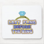 fling before ring bachelorette party bride bridal mousepads
