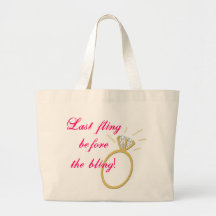 ¡Fling pasado antes del bling! Bolsa