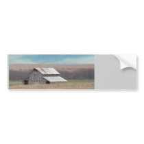 Flint Hills barn bumper stickers by MAPASUE Flint Hills barn bumper stickers
